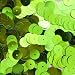 8mm Flat Round SEQUIN PAILLETTES ~ LIME GREEN METALLIC ~ Loose sequins for embroidery, bridal, appli