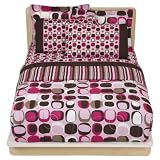 Opus Bed In A Bag Comforter - Pink/Brown