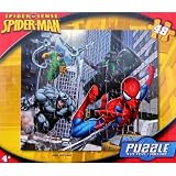 Spiderman Spider-Sense 48pc. Puzzle - (Chased by 3 Villains)