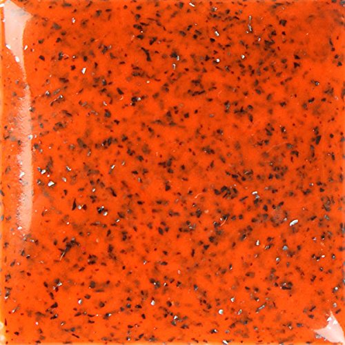 Duncan Shimmer Glazes - SH 509 - Zircon Orange - 4 Ounce Jar