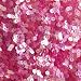 3mm Flat Round SEQUIN PAILLETTES ~ PINK Rainbow Iris Crystal ~ Loose sequins for embroidery, bridal,