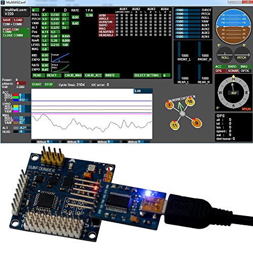 SunFounder MultiWii SE Flight Controller V1.0 ATMega328P for Arduino ...