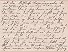 Wood-Mounted Rubber Stamp: Old Letter Writing