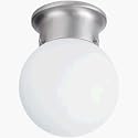 6" 13W BN GLOBE FIXTURE