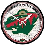 Wincraft Minnesota Wild Team Clock - Minnesota Wild One Size