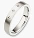 14 Karat White Gold 4mm Diamond Wedding Band Ring