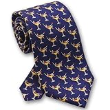 Martini Glasses with Girls - Men's Silk Necktie