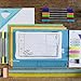 Doodle Pencil Case, Color Your Own Canvas Pencil Pouch, Coloring Pencil Bag with Washable Fabric Markers
