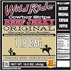Wild Ride Beef Jerky Cowboy Strips, Original, 16-Ounce Bag