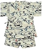 村信 富士山柄 甚平スーツ 90cm オフ 71572 日本製