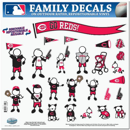 MLB Cincinnati Reds Large Family Decal Set