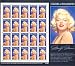 Marilyn Monroe Legends of Hollywood Collectible Stamp Sheet