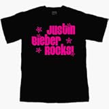Justin Bieber Rocks! (NEON PINK) T-Shirt