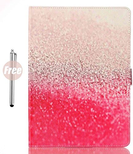 iPad Pro 9.7 case, Jamsay [Flip Stand][Magnetic Closure]Slim Fit Premium PU Leather Folio Case with Card Slots/Multiple Viewing Angles Free Stylus Pen for iPad Pro 9.7 inch (2016)-Beach Sand