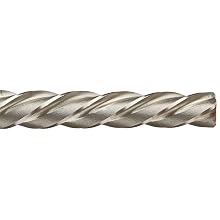 Alvord Polk 155-S-03 High-Speed Steel Taper Pin Reamer Set, Left Hand Helical Flute, Uncoated Finish, 11-Piece, #0 - #10 Taper Pin Sizes in Wood Case