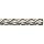 Alvord Polk 155-S-03 High-Speed Steel Taper Pin Reamer Set, Left Hand Helical Flute, Uncoated Finish, 11-Piece, #0 - #10 Taper Pin Sizes in Wood Case