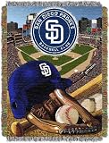 MLB San Diego Padres 48-Inch-by-60-Inch Acrylic Tapestry Throw