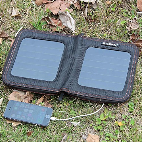 Eceen 7 watts foldable solar panel bag portable solar charger pac…