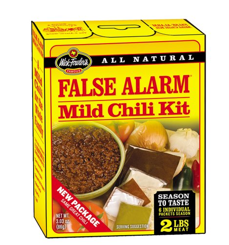 Wick Fowler's Products False Alarm Chili Kit, 3.03-Ounce Boxes (Pack of 12)