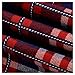 Missmay Women's Vintage Retro Plaid Patchwork A-line Cocktail Party Dress Navy Blue X-Large