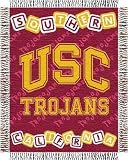 NCAA USC Trojans 36-Inch-by-46-Inch Woven Jacquard Baby Throw