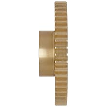 Boston Gear Spur Gear, Brass, Inch, 24 Pitch