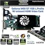 Inno3d Nvidia Geforce 9400 Gt 1gb Ddr2 Pci Express w/ Dvi + Vga + Onboard Hdmi Low Profile Video Card with Cuda