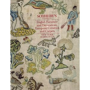 English Furniture and Decorations, European Ceramics and Carpets December 8 and 9 1989... by Sotheby's and Color & b/w Photographs