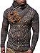 LEIF NELSON Men's Knitted Jacket Cardigan