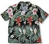 Tropical Garden Women's Hawaiian Aloha Shirt - Regular and Plus Size