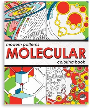 Modern Patterns - Molecular - Coloring Book