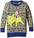 Alex Stevens Boys' Stegosaurus Santa Ugly Christmas Sweater
