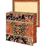Baroque Butterfly Brooch Note pad, Jeweled Mini Notepad, Punch Studio