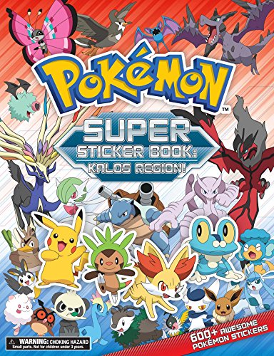 pokemon super sticker book kalos region