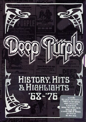 Deep Purple History, Hits & Highlights 1968-76 [DVD] [2009] [NTSC] cd cover