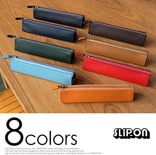 [SLIP-ON] NC zippered pen-case pen-holder DNK-3501 Red