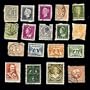 Lot of Netherlands (18) Stamps (all have paper residue)
