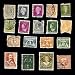 Image: Lot of Netherlands (18) Stamps (all have paper residue)