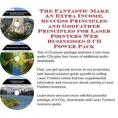 Massive Cash Flow Pack with Generate Extra Cash, Marketing and Inner Game for Laser Pointers Web Biz 3 Course + Resource Guide