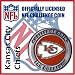 Kansas City Chiefs NFL Football Helmet Challenge Coin Poker Card Guard with Air Tite Holder