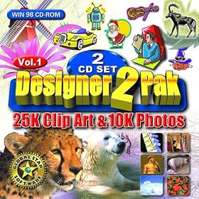 10,000 Photos  25,000 Clipart