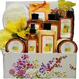 Citrus Sensations Spa Bath and Body Care Package Gift Basket