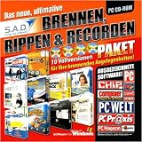 S. A. D. Das neue, ultimative Brennen, Rippen & Recorden (Audio Jack 2, CDRWin 6, DCS 2007, Formatwandler Audio, FreeTV 2, Game Jack 6, KlingentonStudio Pro, Legal Music, ...)