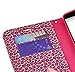 Samsung Galaxy Mega 2 Case, Magnetic Leather Flip Wallet Pouch Samsung Galaxy Mega 2, Slim Folio Case with Kickstand, 2 Credit Card Slot Wallet Pouch (CHEETAH WALLET POUCH)