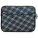 Blue Plaid Durable Neoprene Sleeve Carrying Case for Samsung Galaxy 10.1-inch Tablet (Wi-Fi 16GB, 32GB) compatible with all Carriers