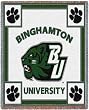 Binghamton Univ Mascot Throw - 70 x 54 Blanket/Throw - Binghamton Bearcats