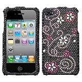 Delight With Full Rhinestones Hard Protector Case Cover For Apple iPhone 4G ....