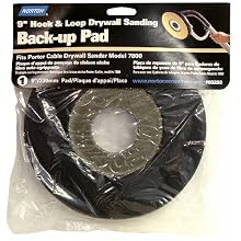 Norton 03292 9-Inch Hook and Loop Drywall Sanding Back-Up Pad (Pack of 1)
