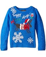 Alex Stevens Girls' Happy Howlidays Sweater
