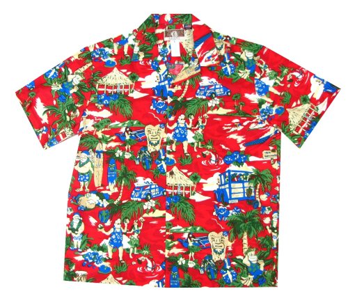 Top Quality Santa Christmas Hawaiian Aloha Shirt